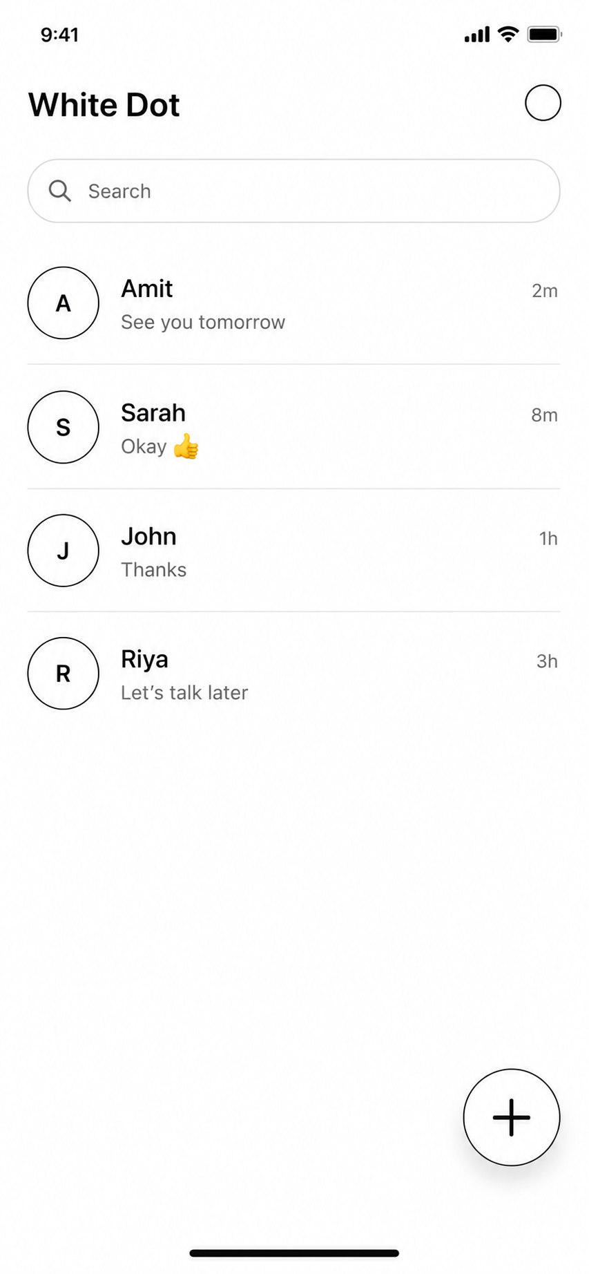 Chat list